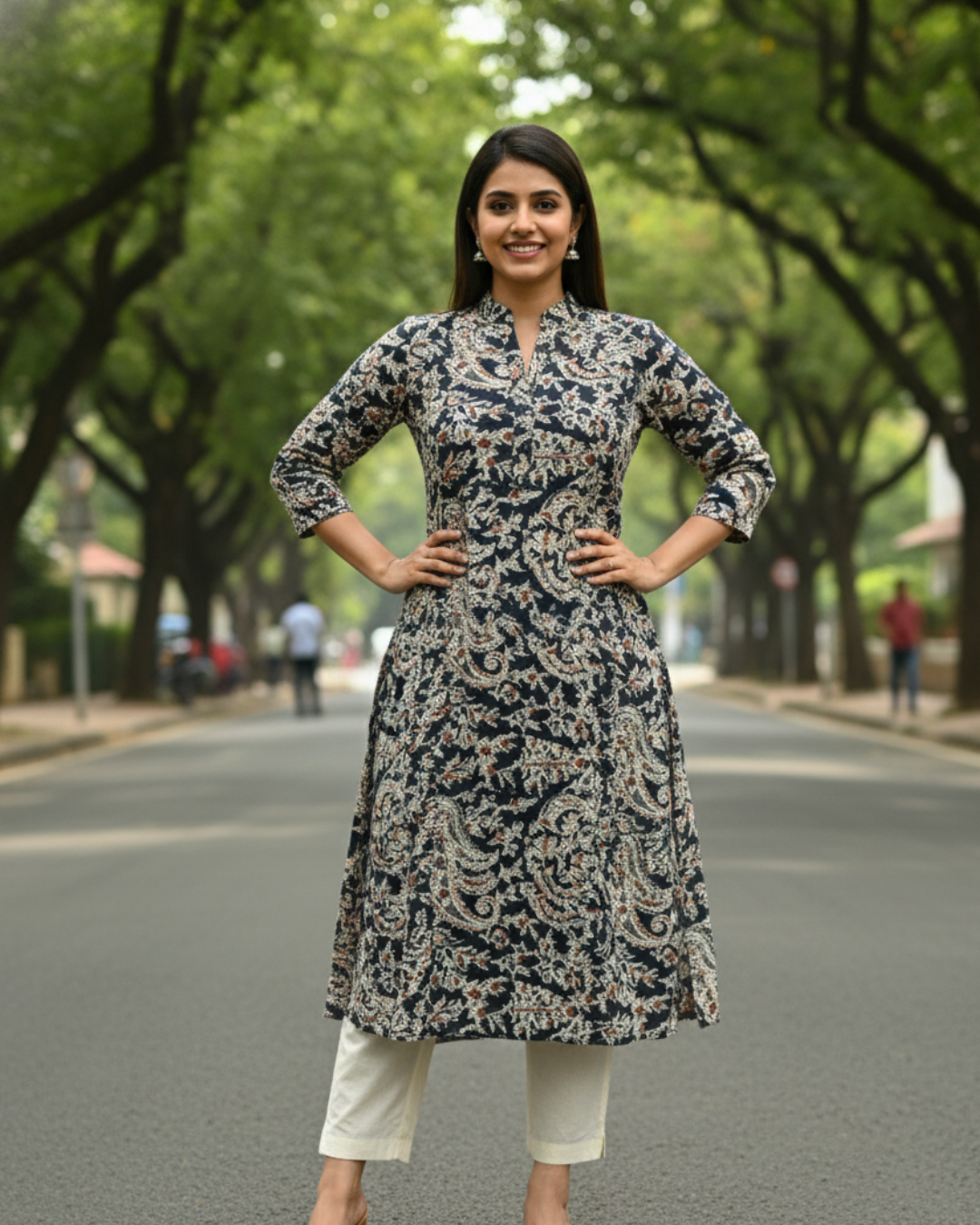 Kalamkari Cotton Fabric - M10