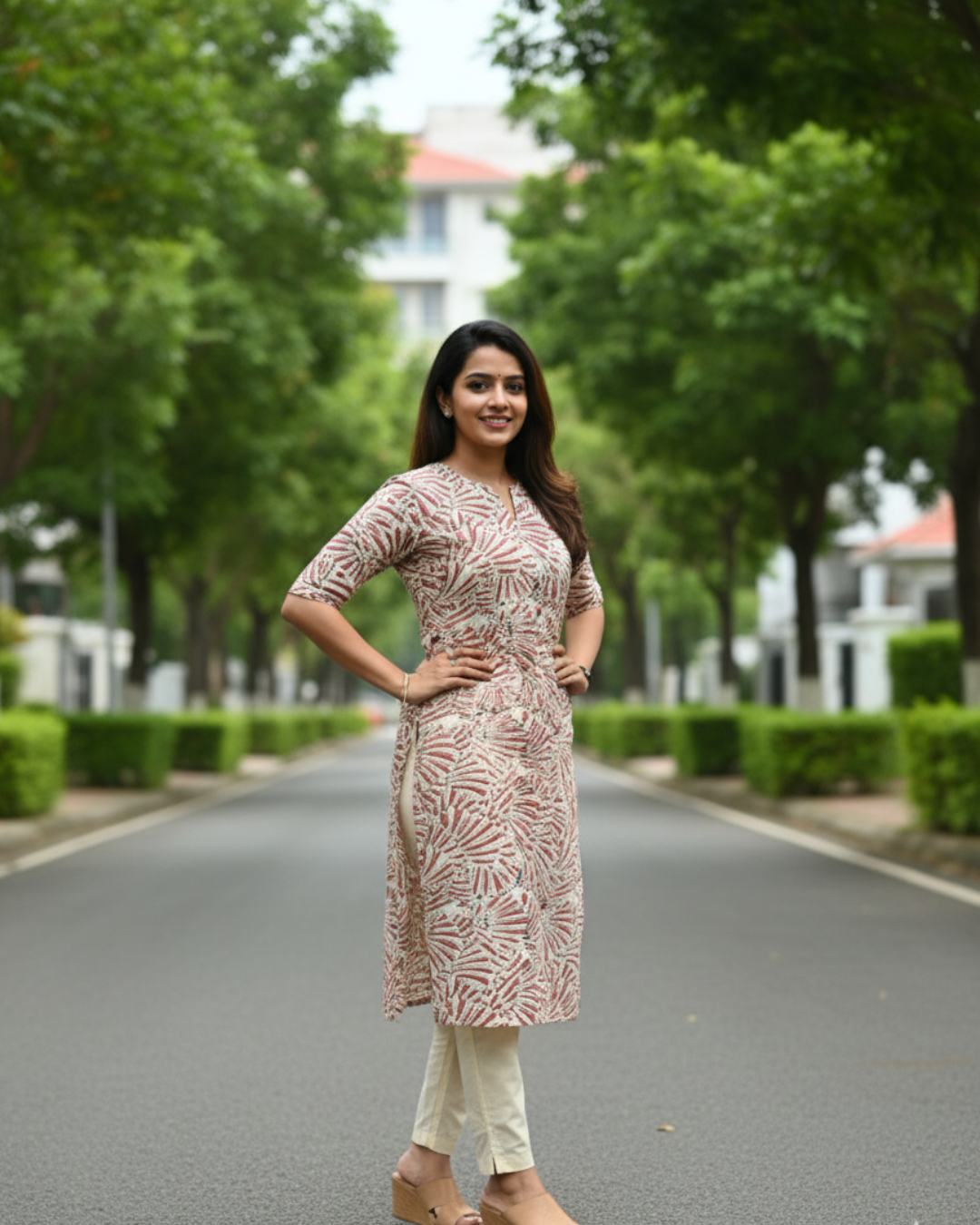 Kalamkari Cotton Fabric - M5