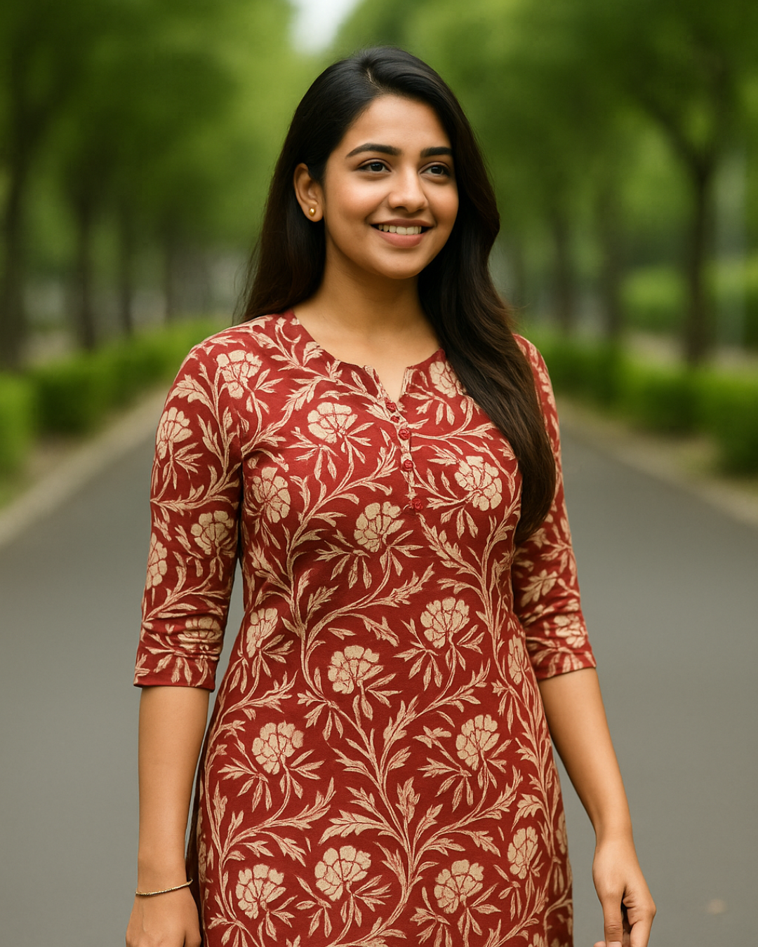 Kalamkari Cotton Fabric - M6